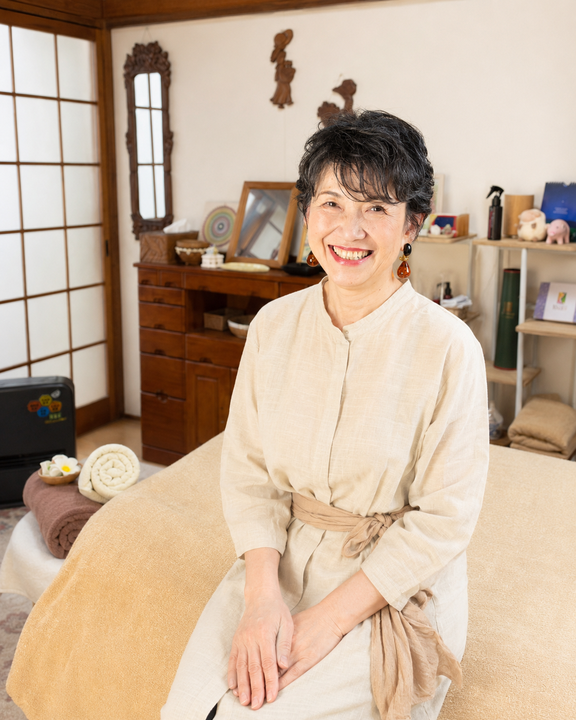 アロマセラピスト高木得江のプロフィール写真